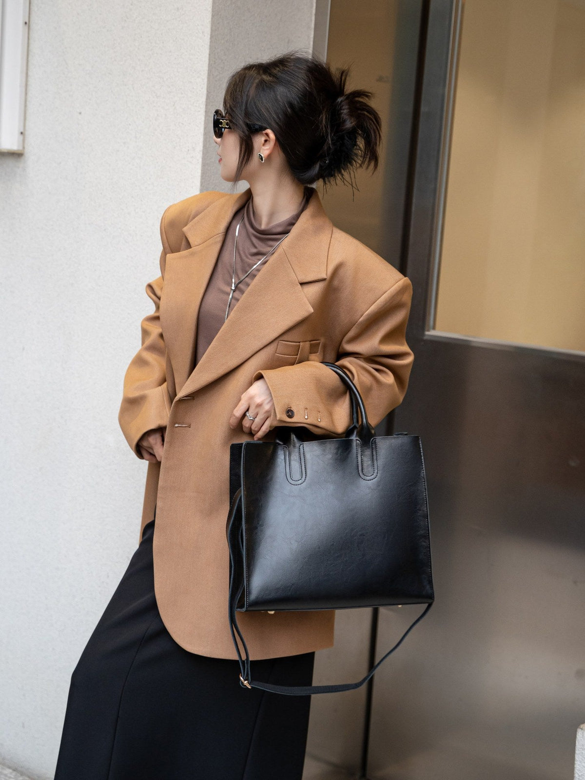 Genuine Leather Women's Commuter Bag