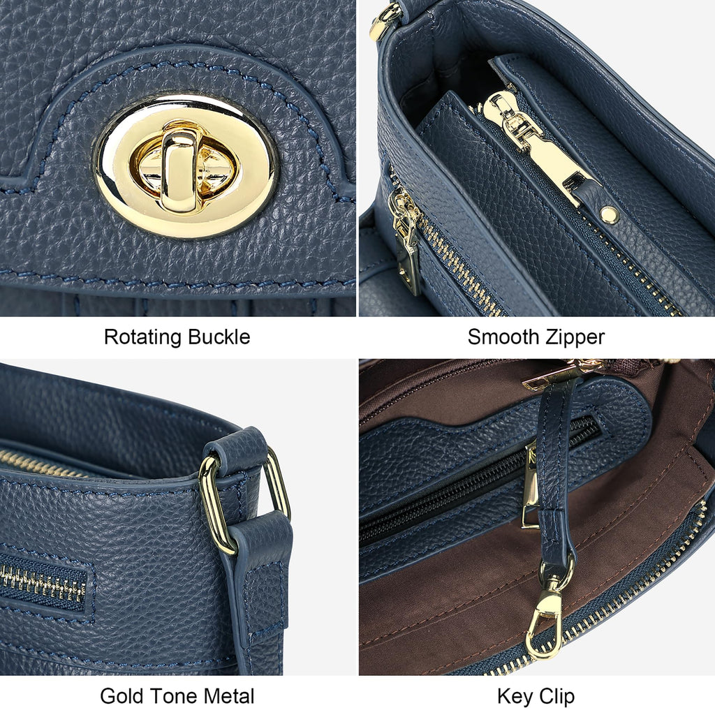 Earth Genuine Leather Crossbody Bag