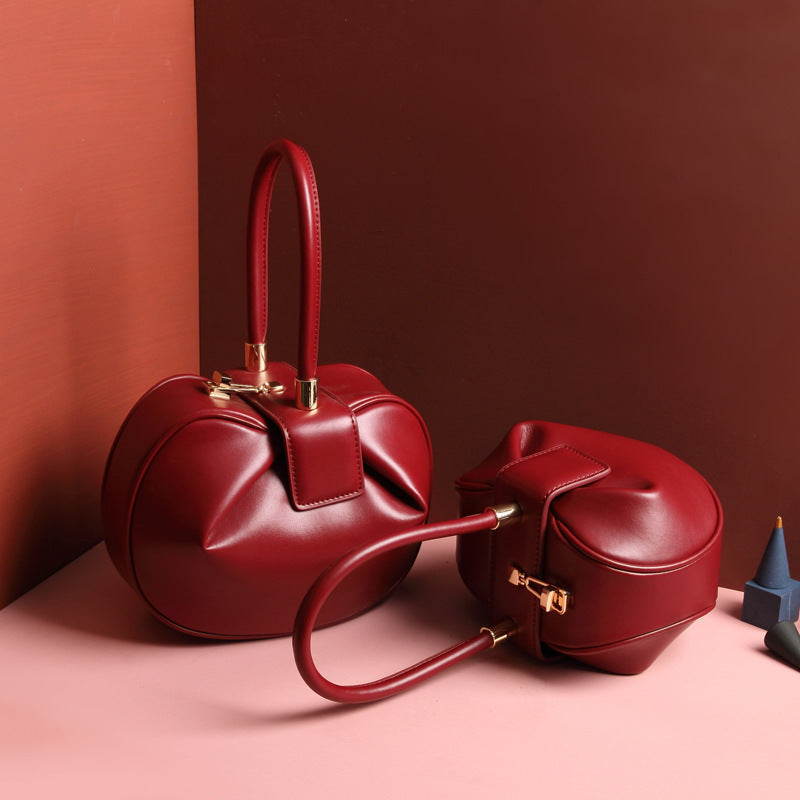 Leather Dumpling handbag