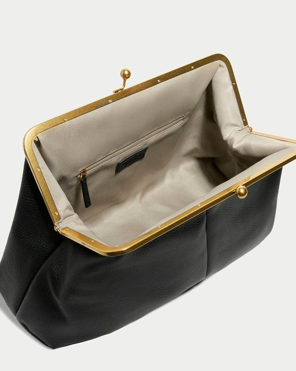 SALE 25% OFF - Kisslock Frame Gen Soft Cowhide Handbag