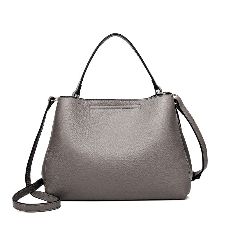 Casual Leather Tote & Shoulder Crossbody Bag -Versa