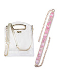 Confetti Strap and Clear Crossbody Bundle