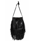 Scully Western Cascade Fringe Bucket Bag