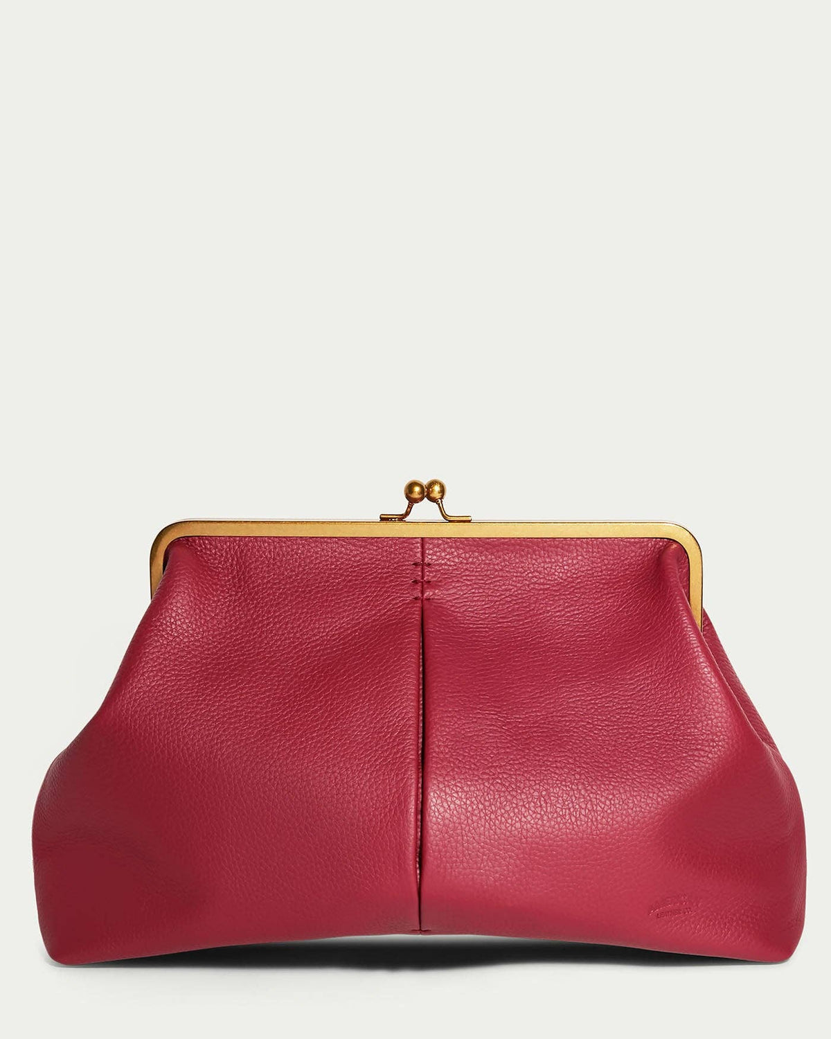 SALE 25% OFF - Kisslock Frame Gen Soft Cowhide Handbag