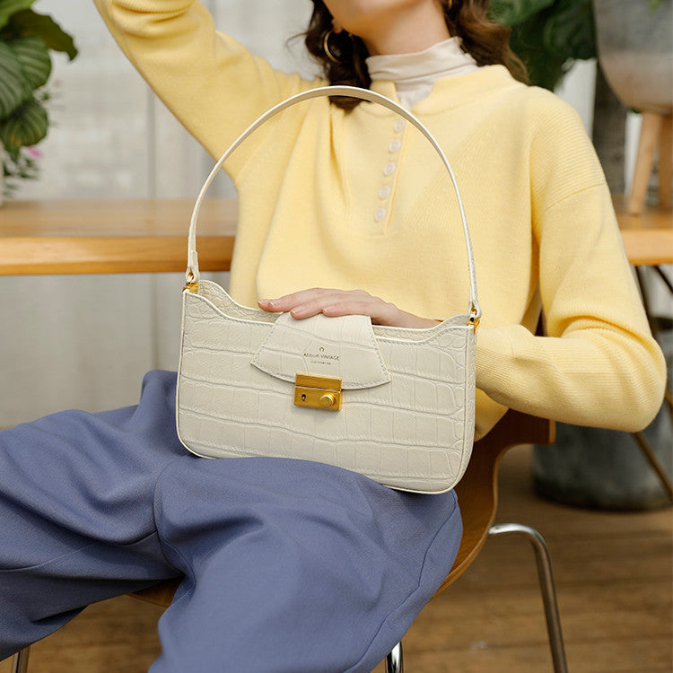 Underarm Baguette Handbag