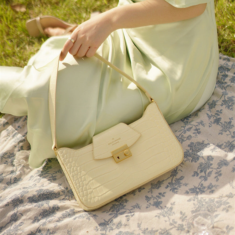 Underarm Baguette Handbag