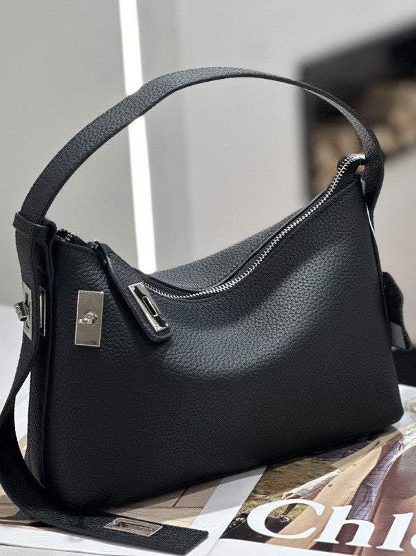 Cowhide Underarm Bag