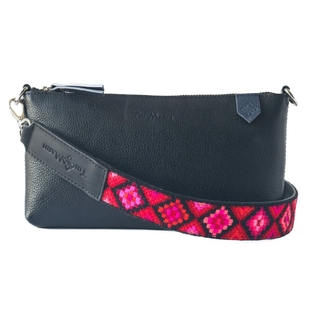 Elia Convertible Leather Bag – Clutch, Shoulder & Crossbody