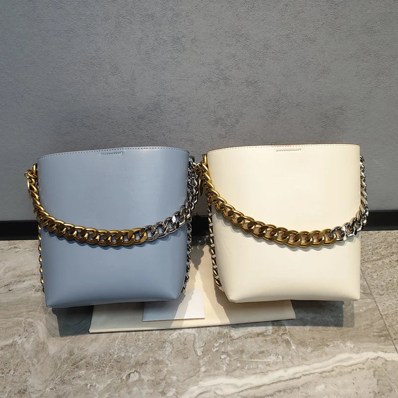 Women's Bucket Bag Luxury Shoulder Bag